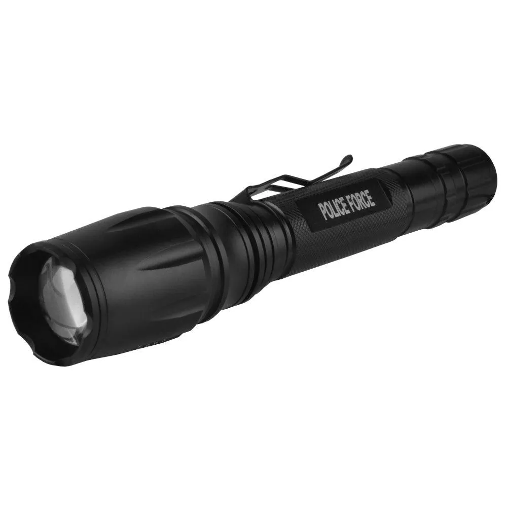 Police Force T6 Cree Flashlight w/ Slide Zoom