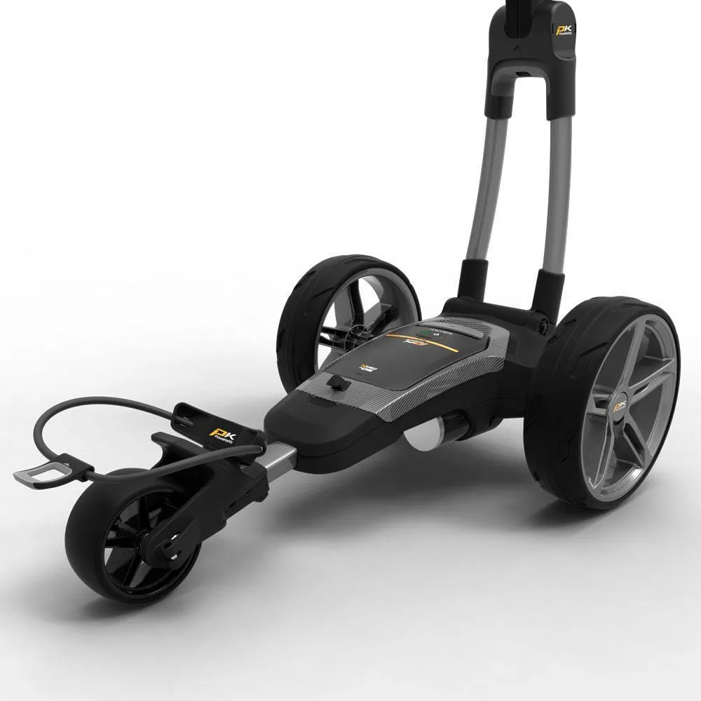 PowaKaddy FX7 GPS EBS Gunmetal Electric Trundler w/XL Lithium Battery