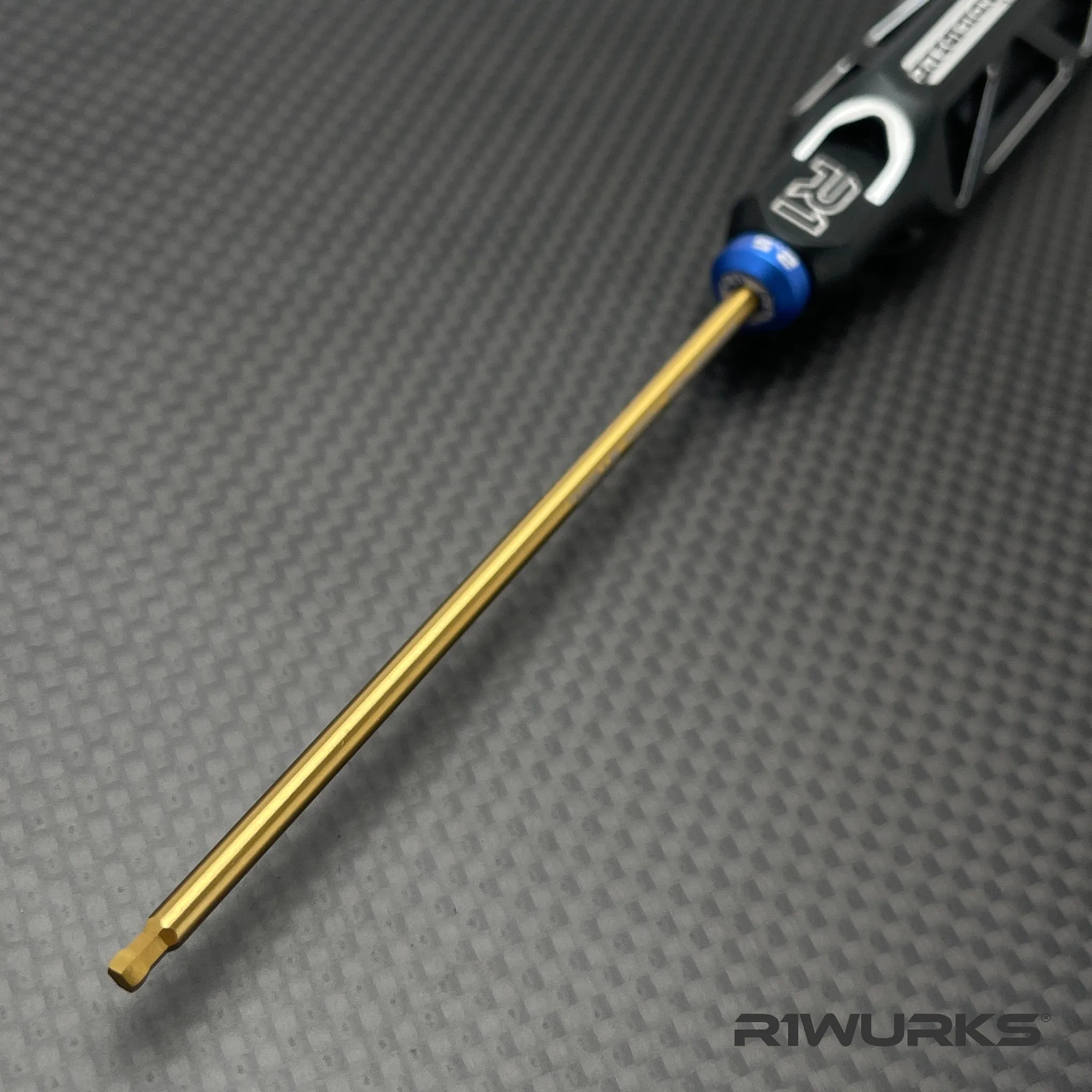 R1WURKS Premium Ball Hex Driver, 2.5mm