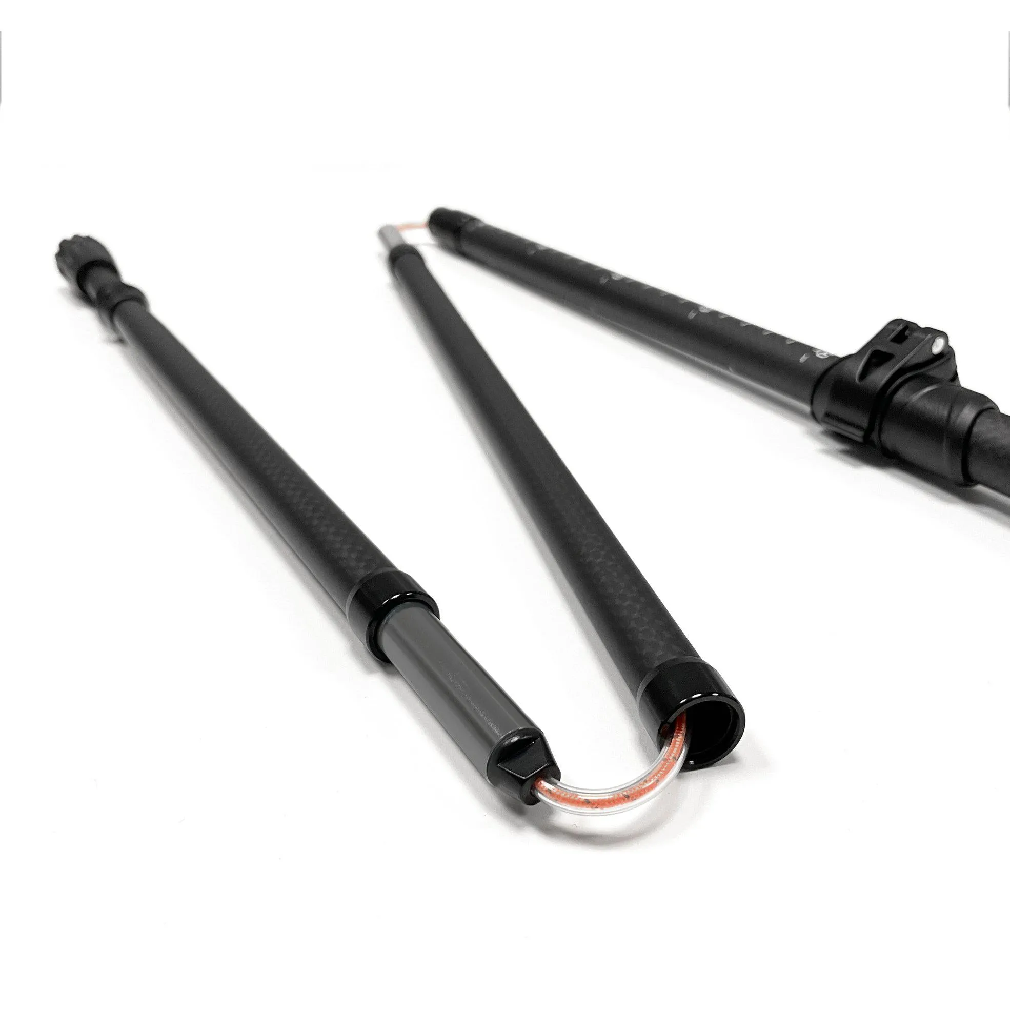 Running poles carbon adjust 100-120 cm