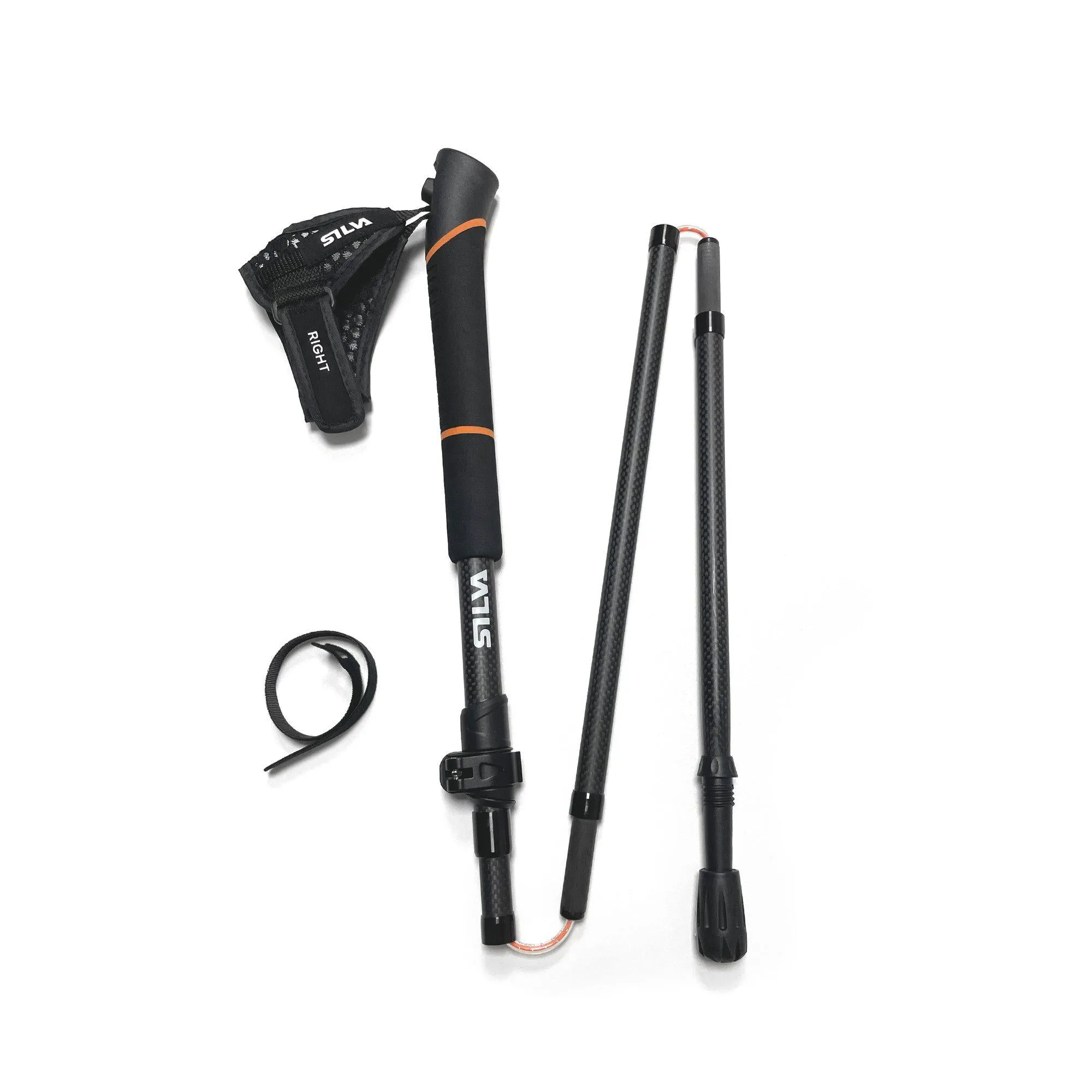 Running poles carbon adjust 100-120 cm