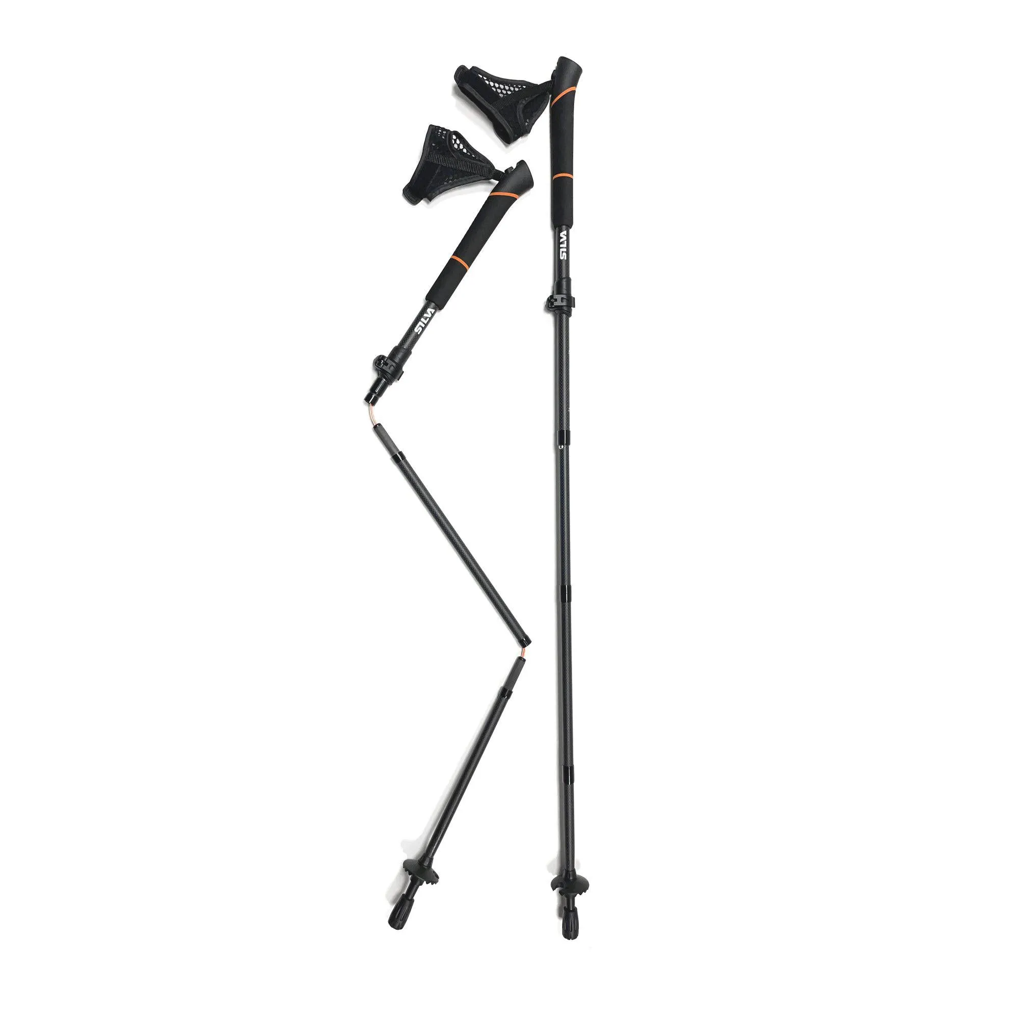 Running poles carbon adjust 100-120 cm