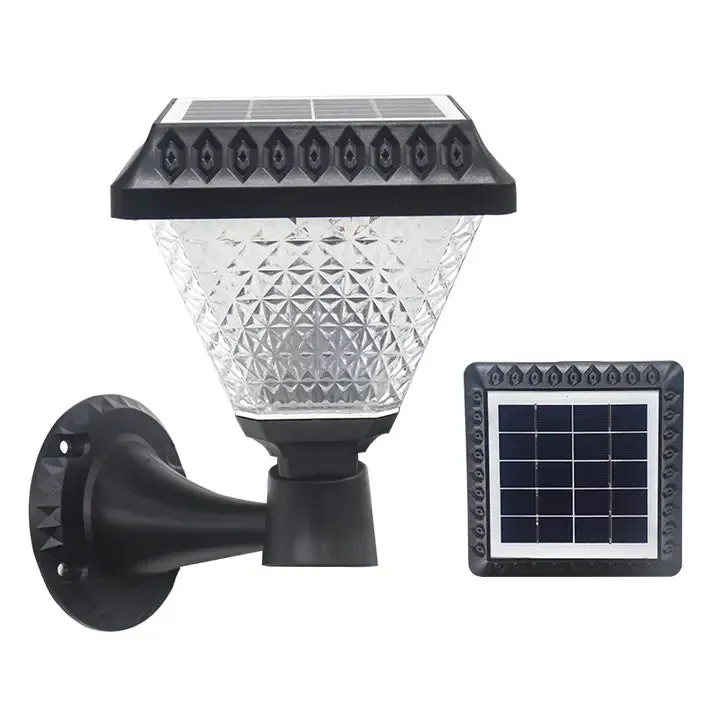 Solar Exterior Wall Lights For Home, Garden Outdoor Waterproof Compound Fence LED Lamp Multicolor with Remote (Renewed)