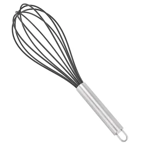 Stainless Steel & Silicone Non-Stick Coated Whisk, 12 Inch