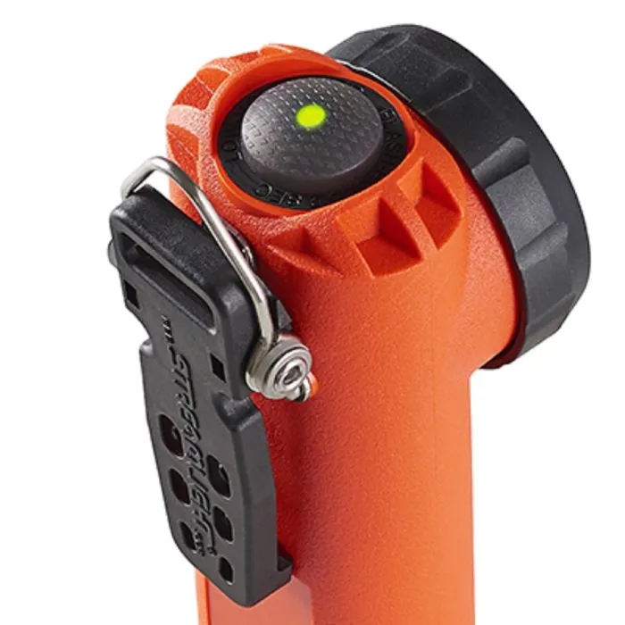 Streamlight Survivor X 90952 Rechargeable Right Angle Light With 120V 100V AC And 12V DC Bank Charger, Orange, One Size, 1 Each