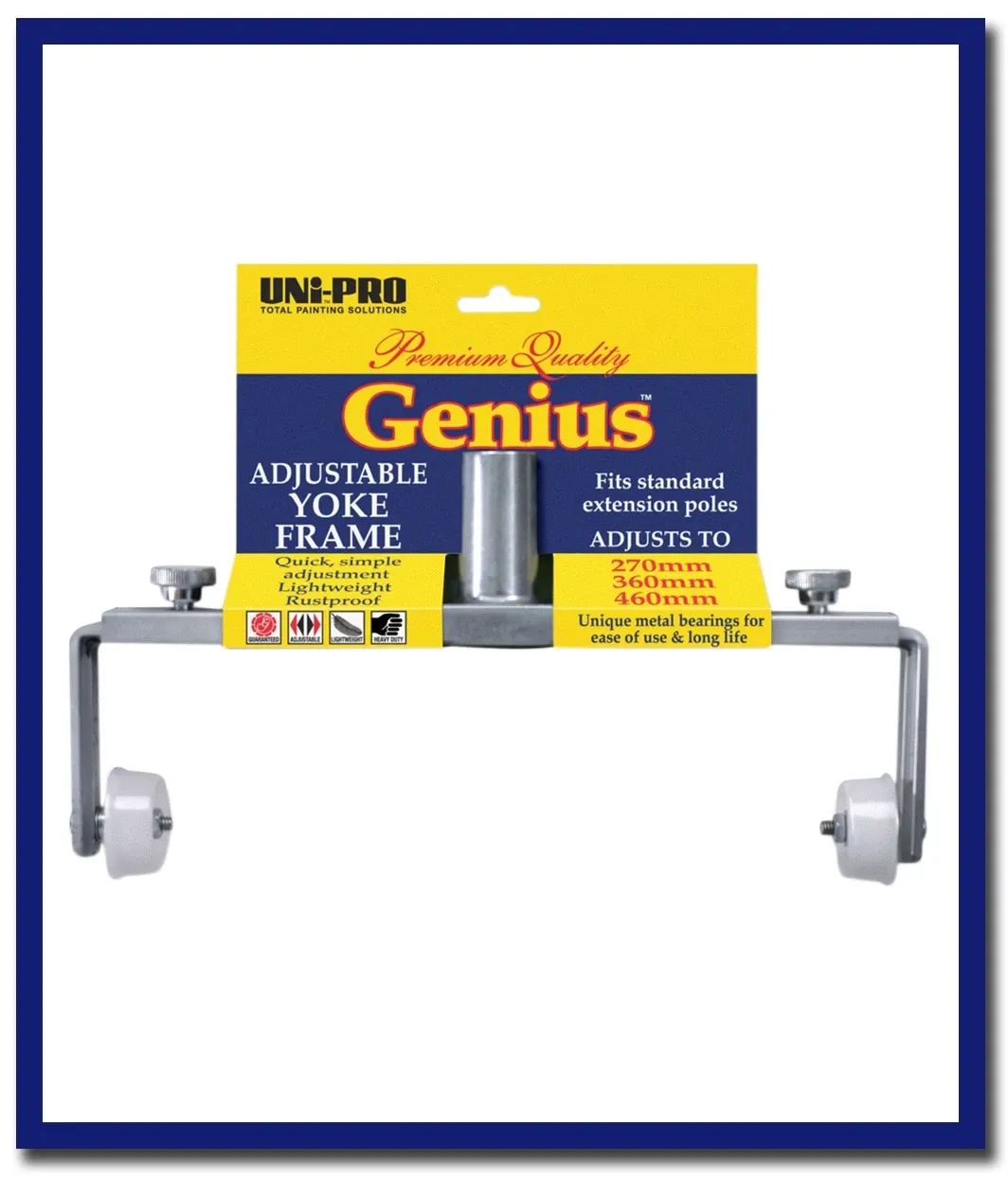 UNi-PRO Genius 270-460mm Adjustable Aluminium Yoke Frame - 1 Pc