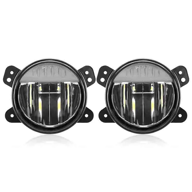 Upgraded LED Fog Light Compatible Assembly Kit for 2018-Later Jeep Wrangler JL And Jeep Gladiator JT