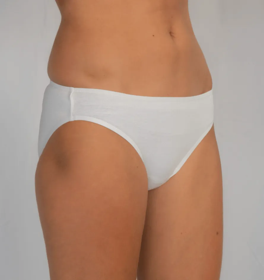 Willow Bikini Brief - Single Pair White