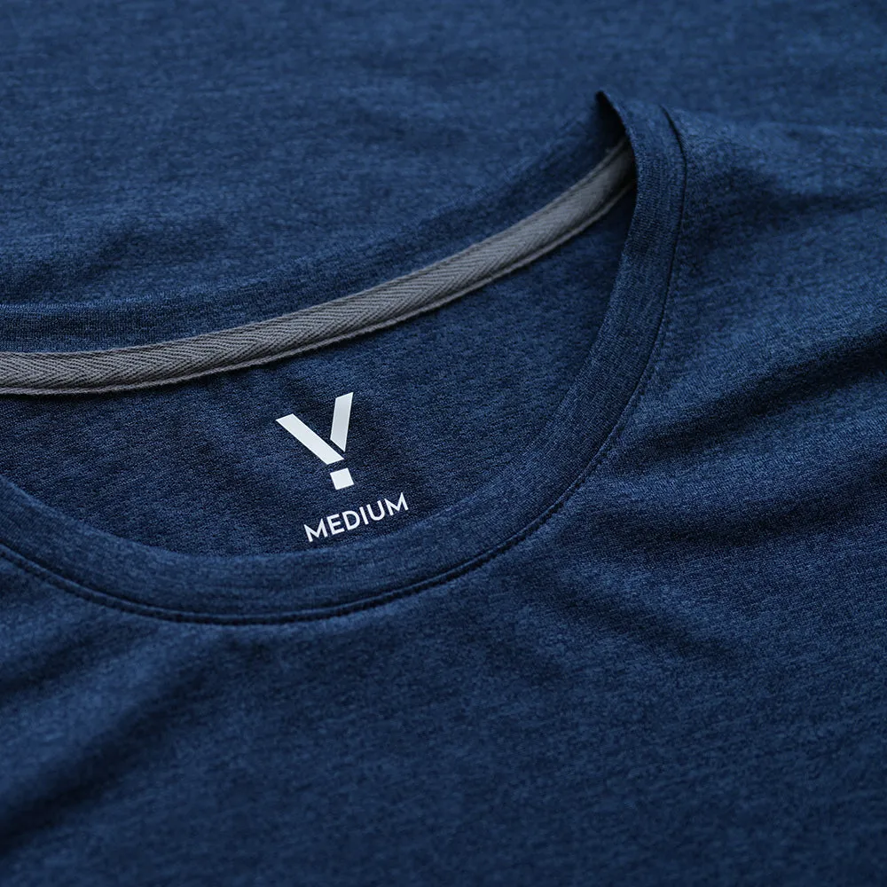 Womens Volta Tech Tee (Navy)